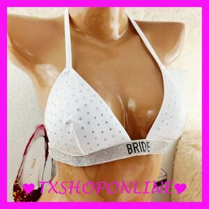 Victoria's Secret Bride Shine Triangle Bikini Top